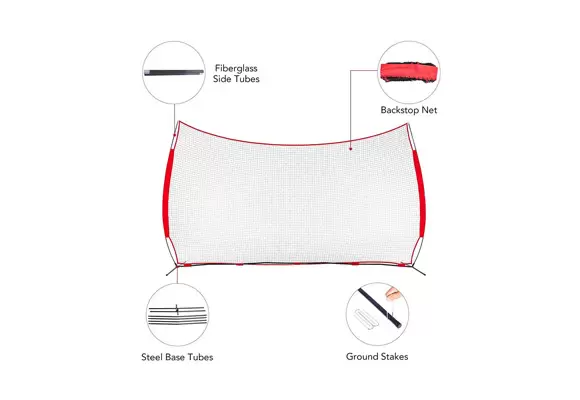 Baseball-&Uuml;bungsnetz Gruppe III