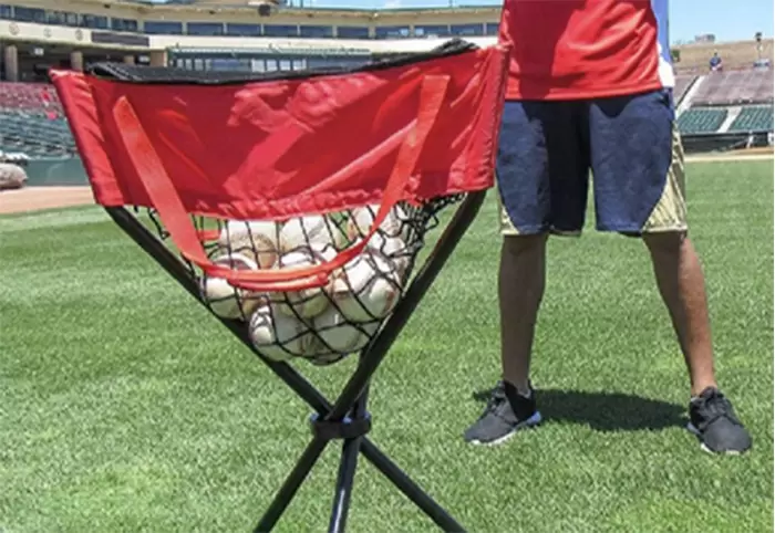 Baseball-Dreiecksfänger mit Abdeckung