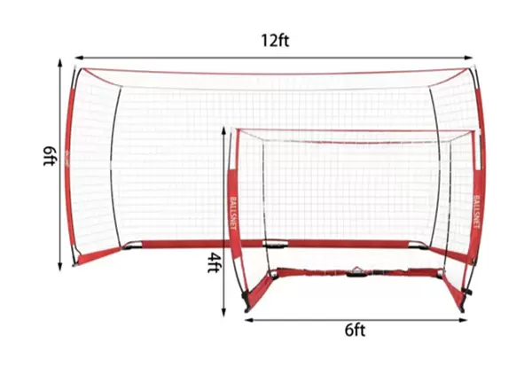 Fußball-Übungsnetz Gruppe III