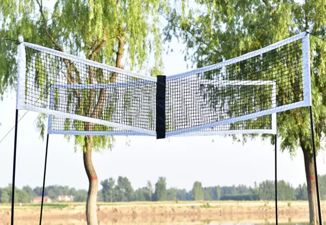 Indoor-Volleyball-Trainingsnetz mit Markierungen