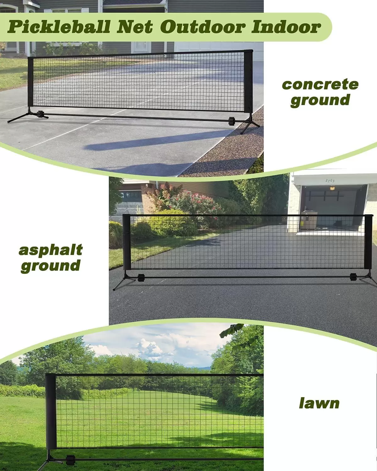 Faltbares Mini-Pickleball-Netz