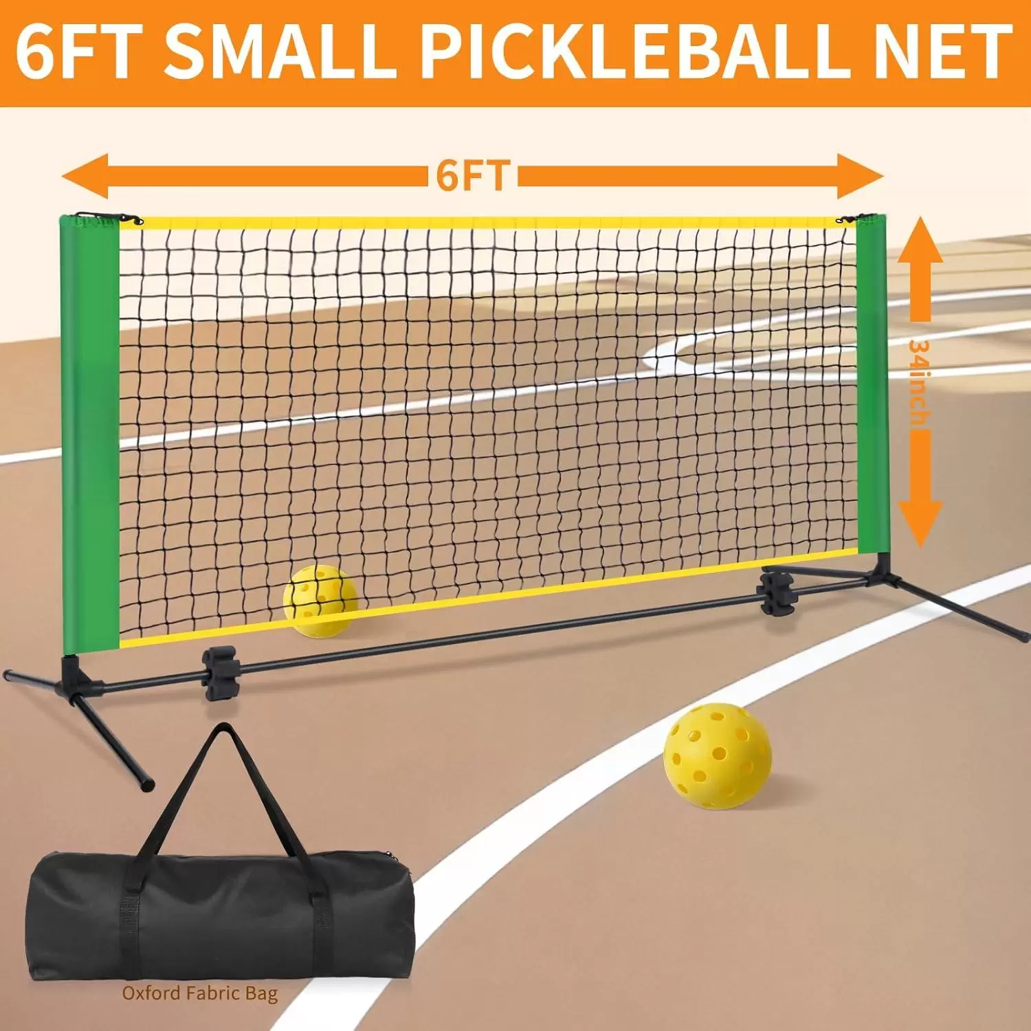 Faltbares Mini-Pickleball-Netz