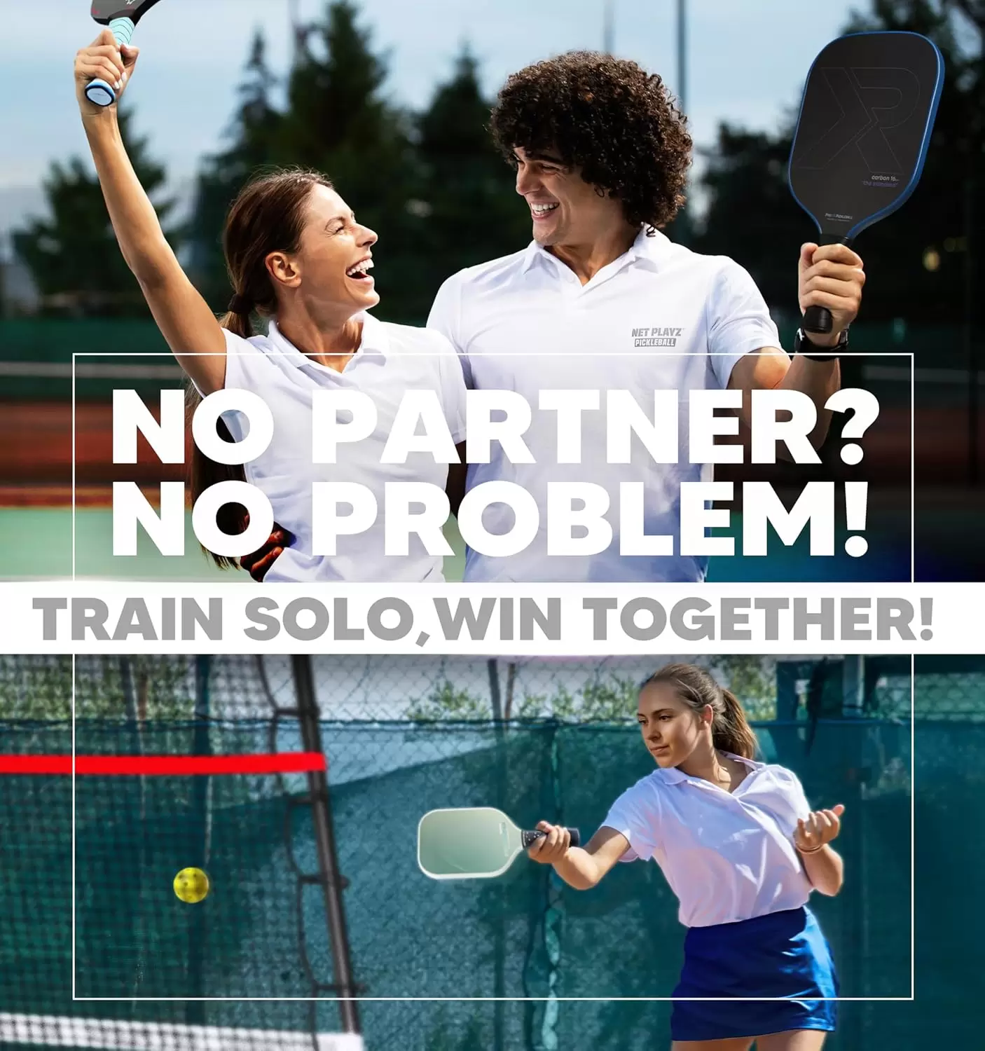 6*6ft 2-in-1 Stahlrohr Pickleball III