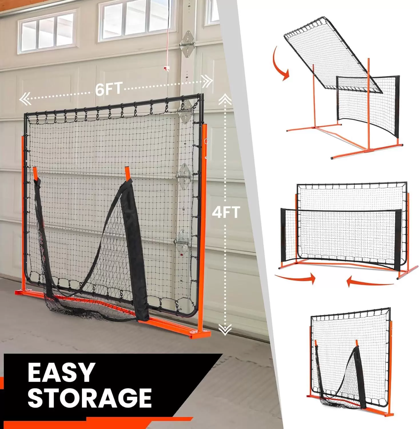 6*6ft 2-in-1 Stahlrohr Pickleball IV