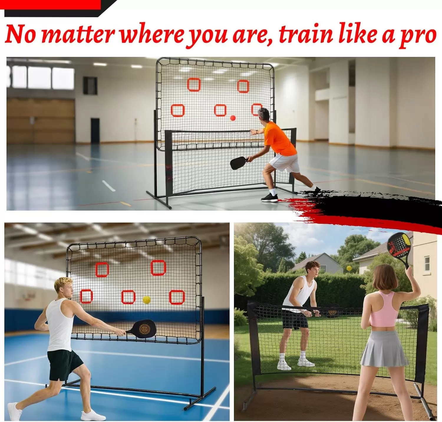 6*6ft 2-in-1 Stahlrohr Pickleball IV