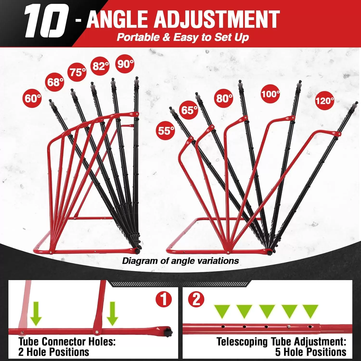 Fu&szlig;ball-Rebound-Netz