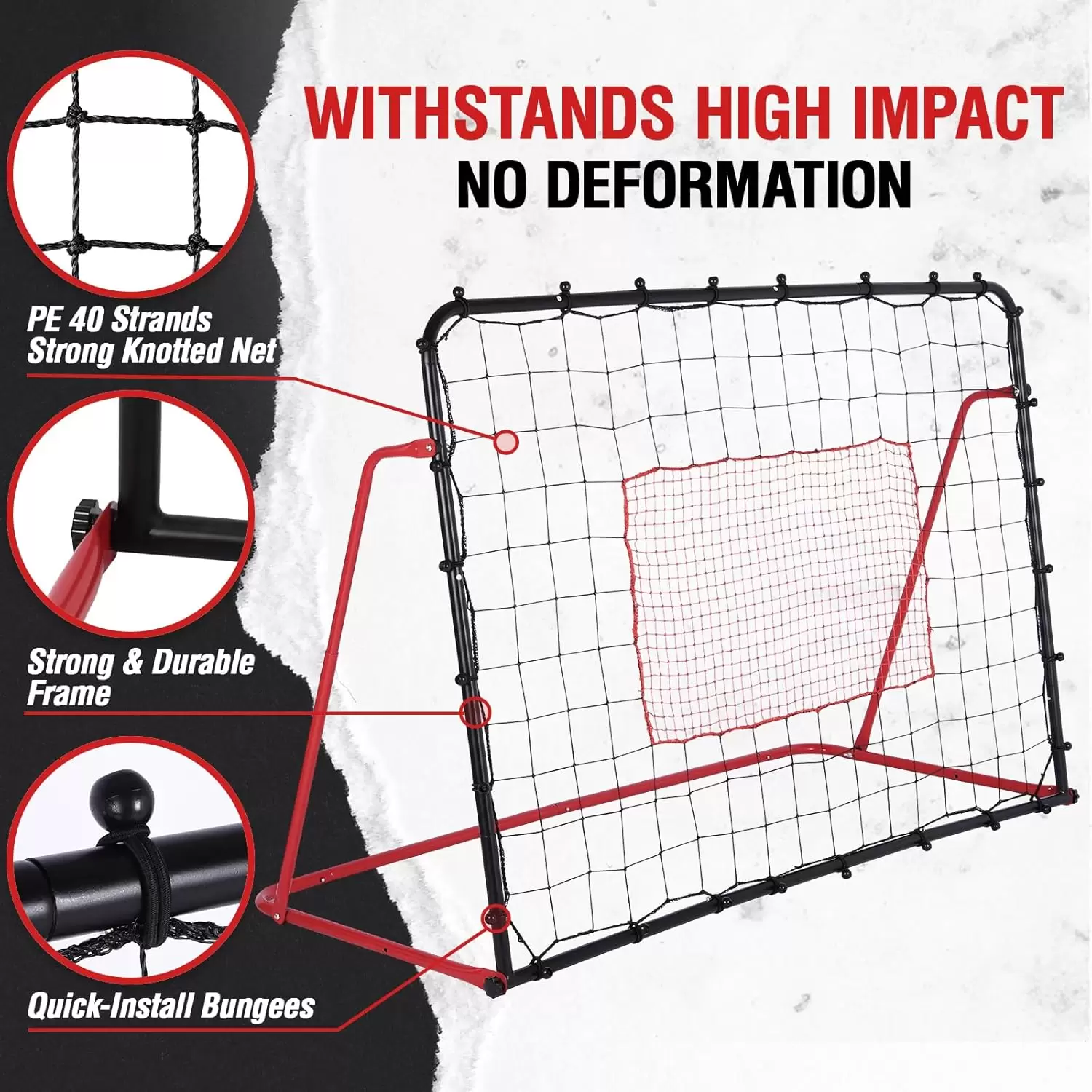 Fu&szlig;ball-Rebound-Netz