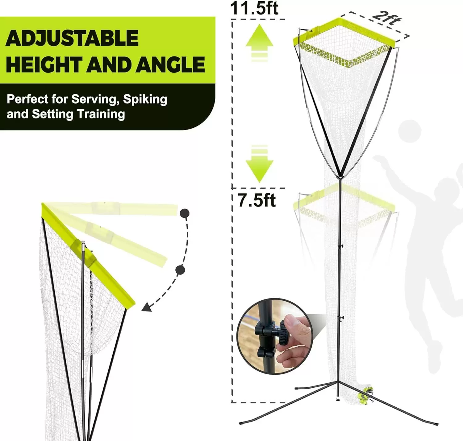 Verstellbares Volleyball-Trainingsset &Iota;