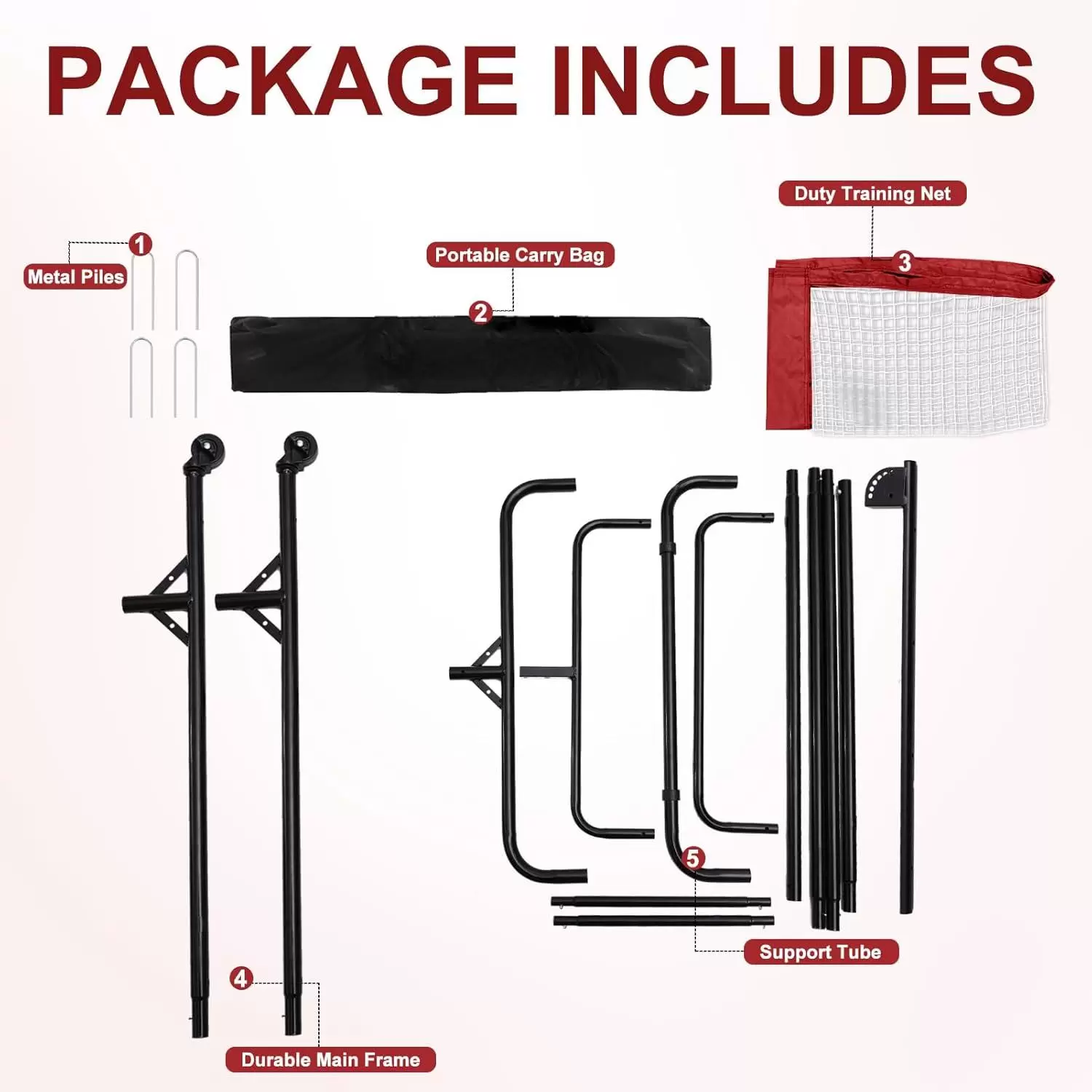 Verstellbares Volleyball-Trainingsset &Iota;&Iota;