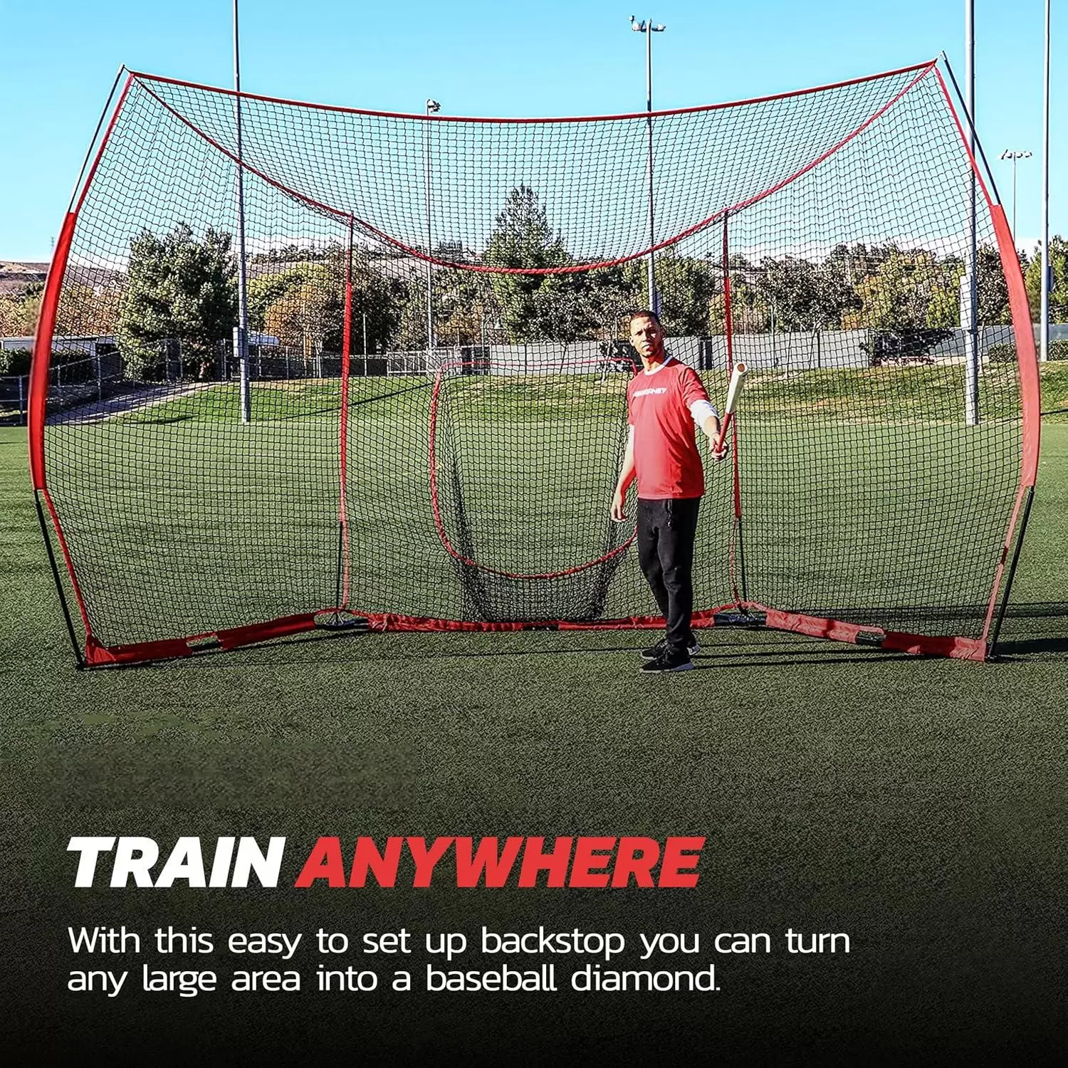 Baseball- und Softball-Fangnetz