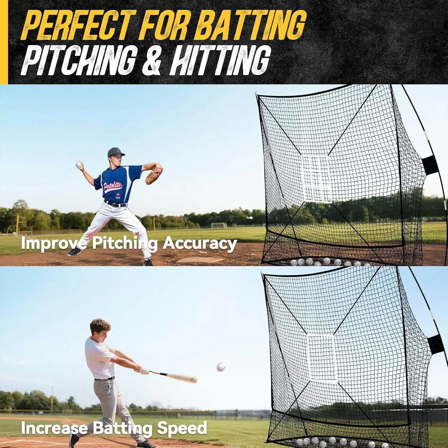 Baseball-&Uuml;bungsnetz