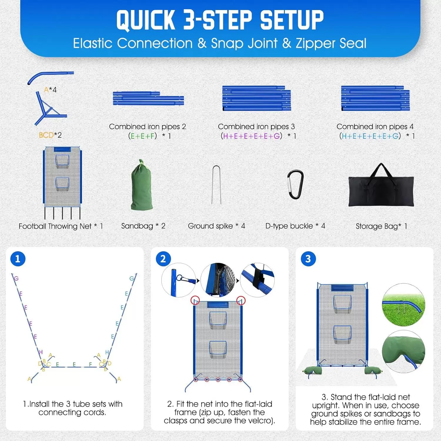 Rugby-Wurf-&Uuml;bungsnetz II
