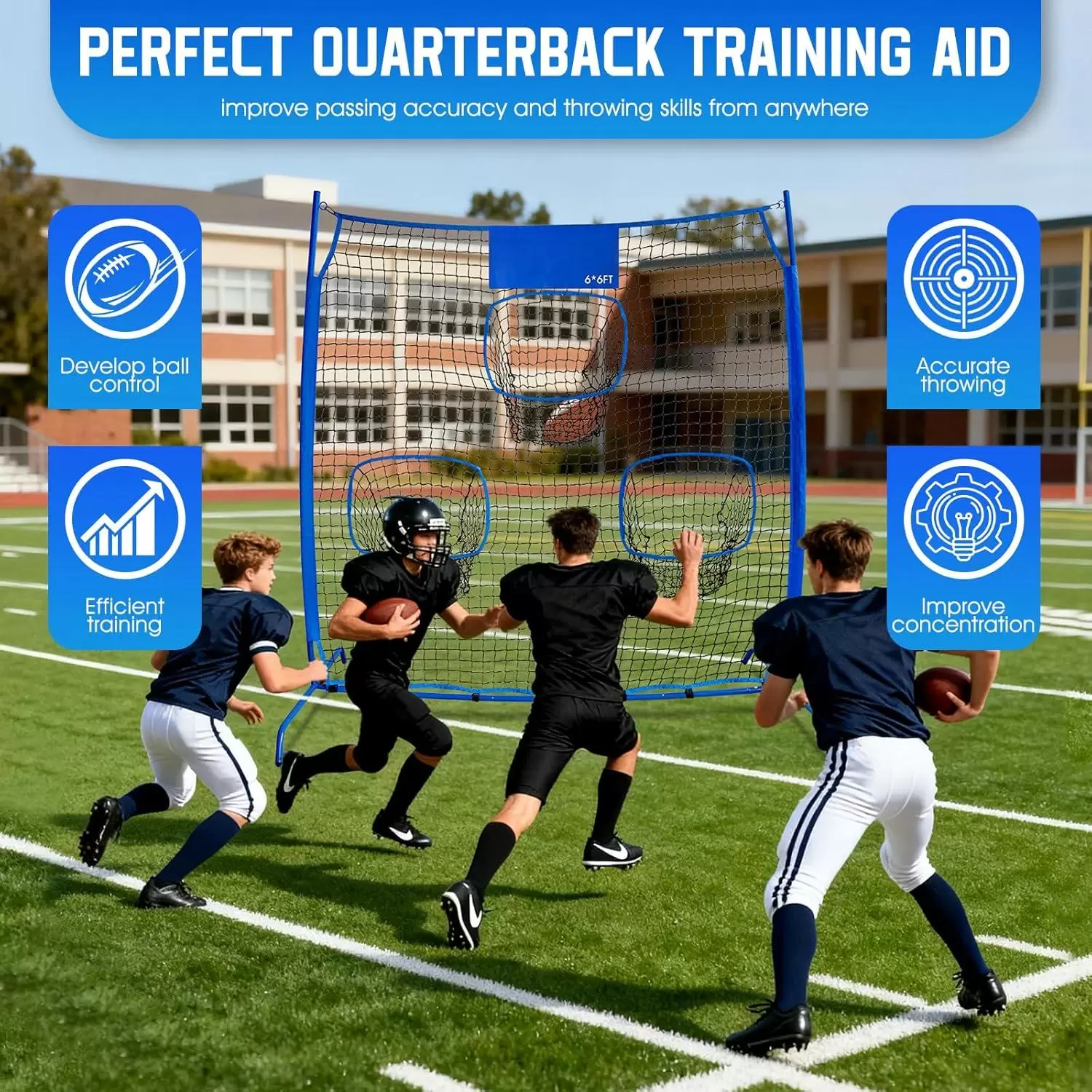 Rugby-Wurf-&Uuml;bungsnetz III