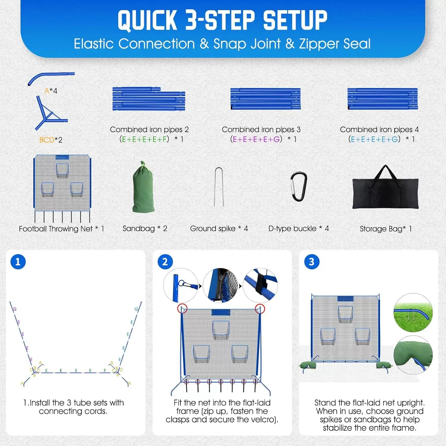 Rugby-Wurf-&Uuml;bungsnetz III