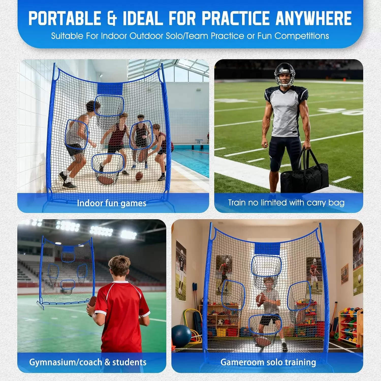 Rugby-Wurf-&Uuml;bungsnetz IV