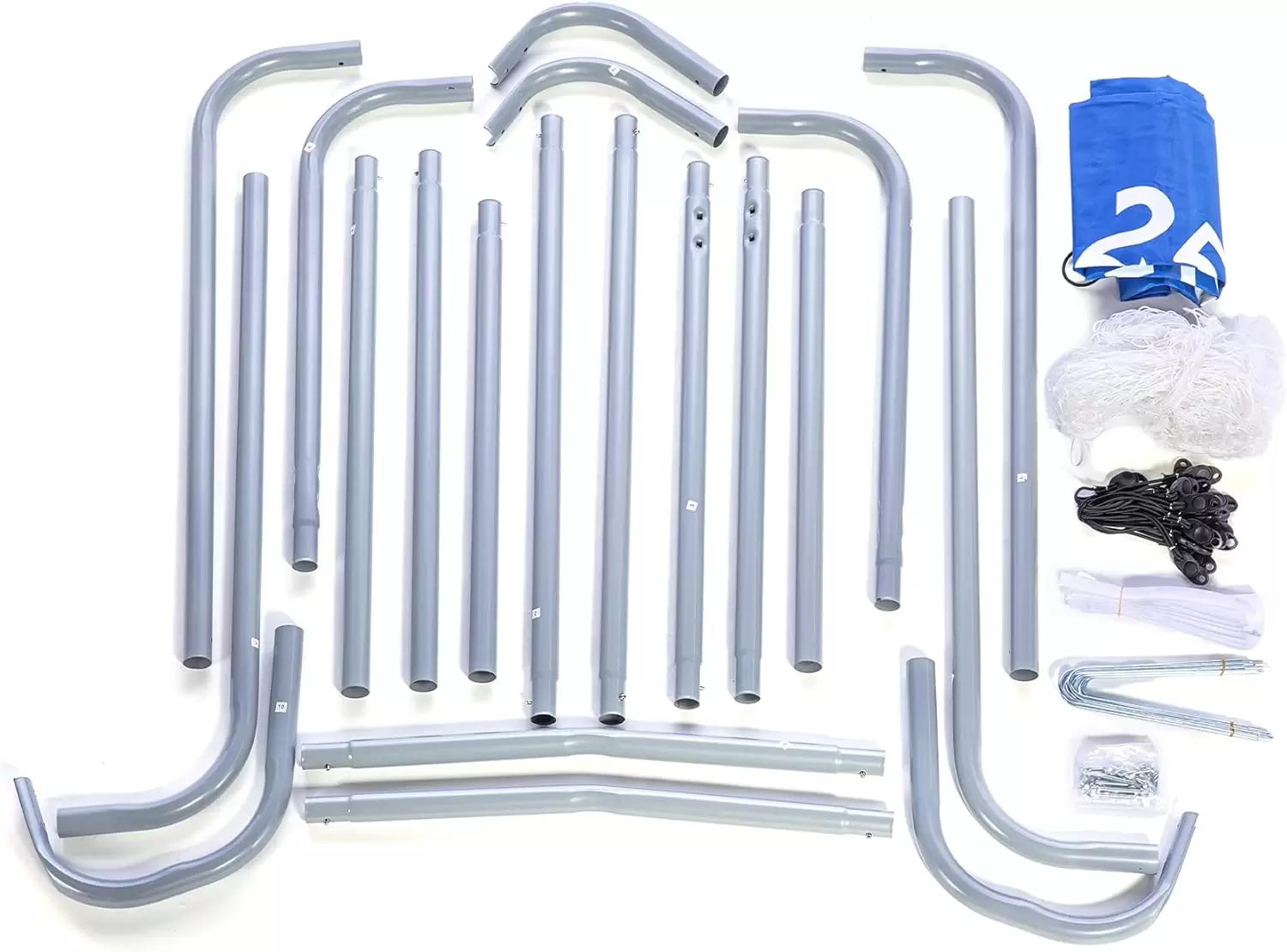 Tragbares Fu&szlig;balltor mit Zielscheibe