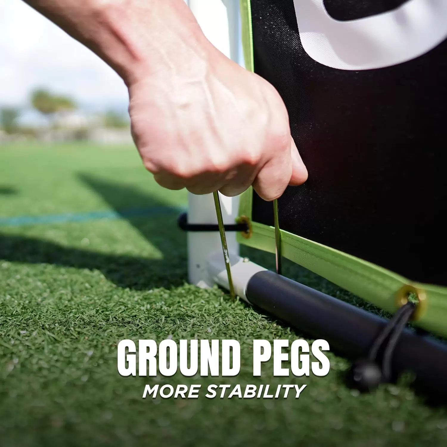 Fu&szlig;balltor-Rebounder-Trainer 3-in-1