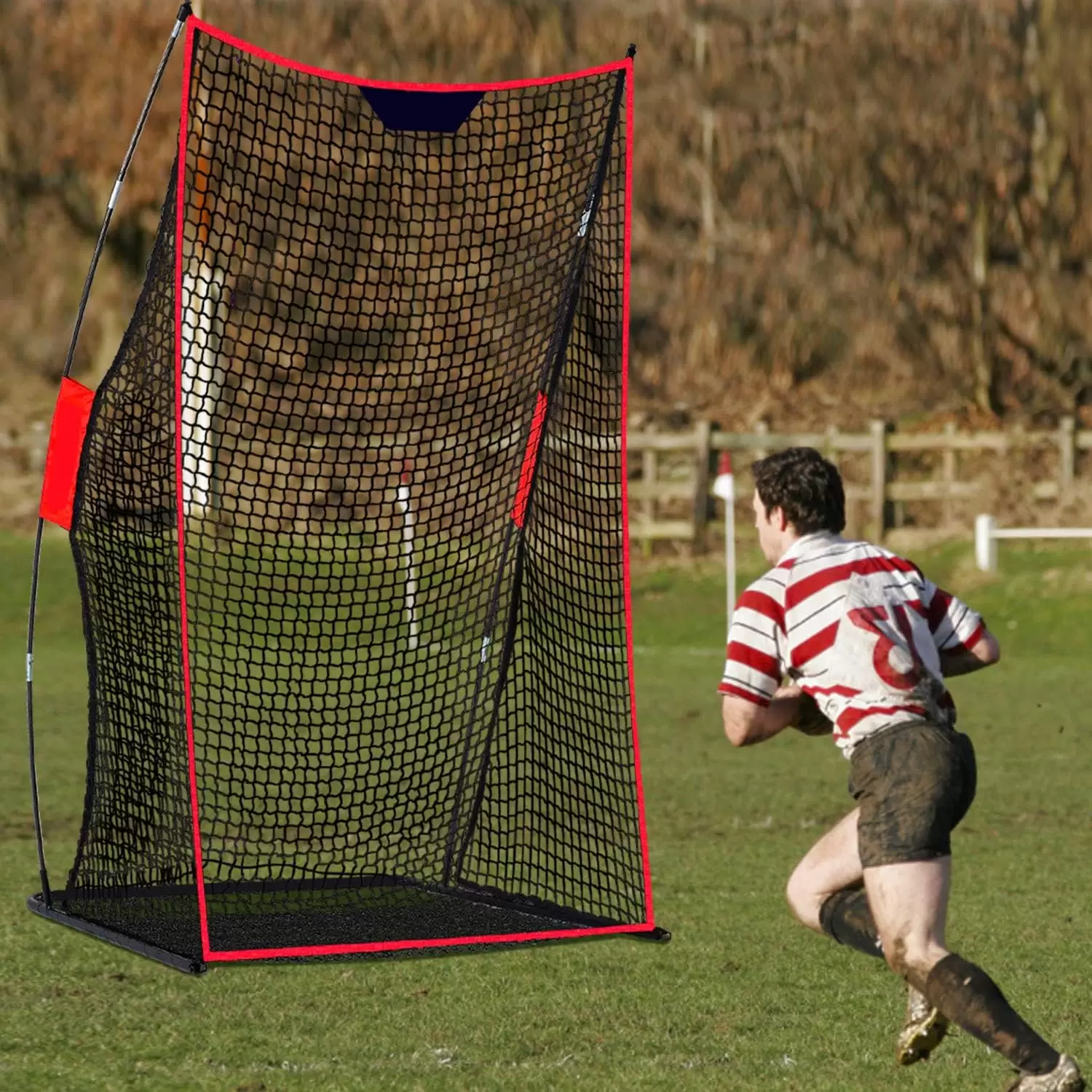 4x7ft Rugby-&Uuml;bungsnetz