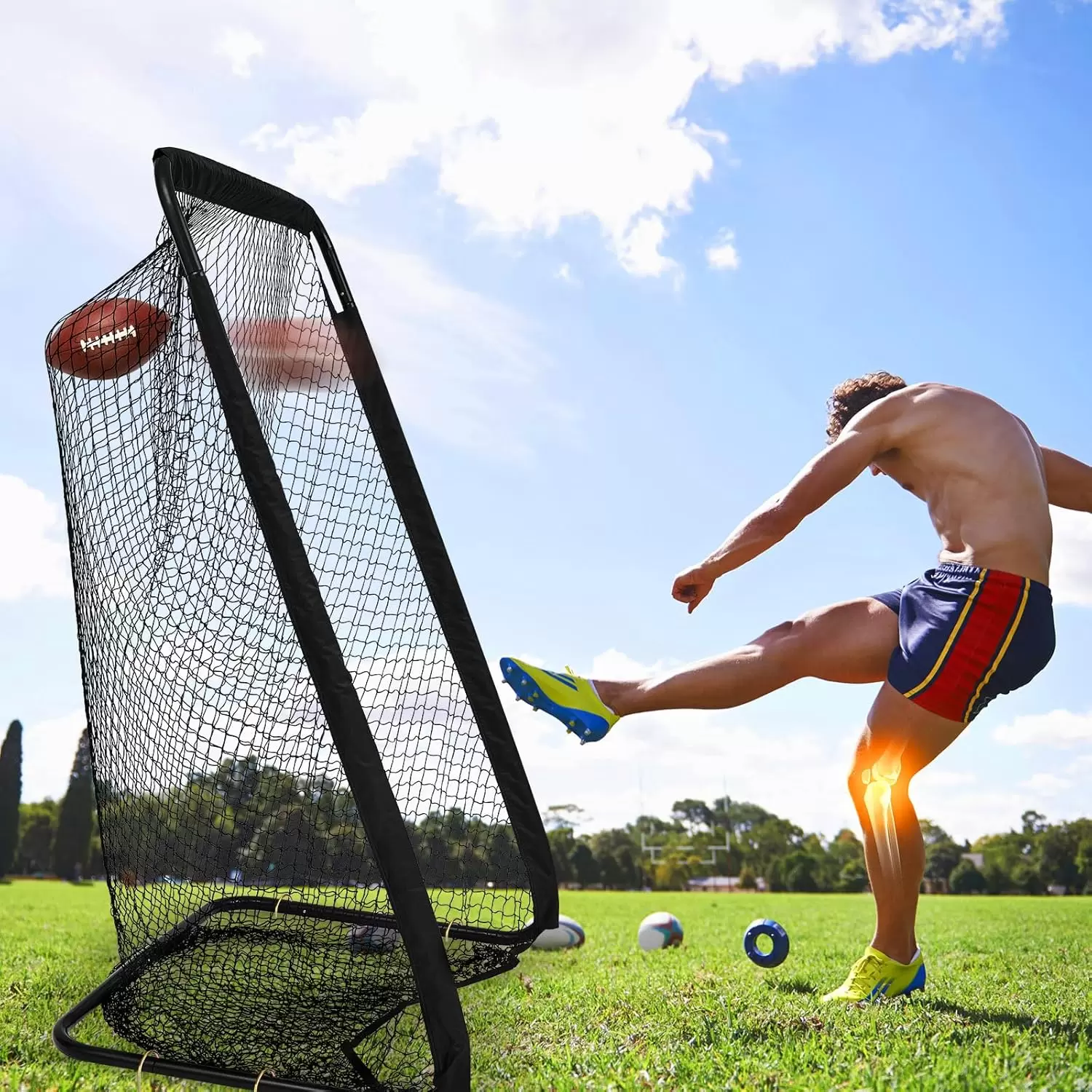 Robustes rundes Rugby-&Uuml;bungsnetz