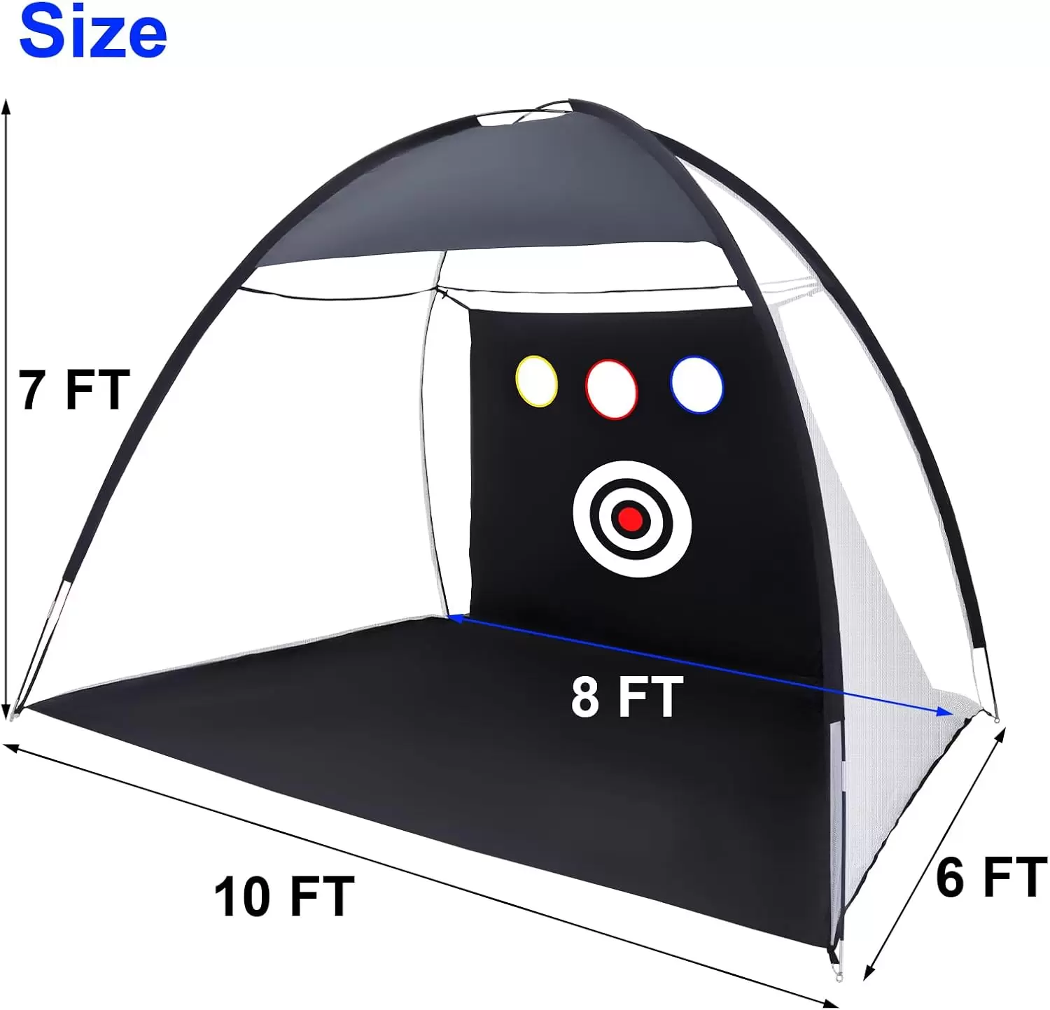 Golf-&Uuml;bungsnetz im Zeltstil &Iota;