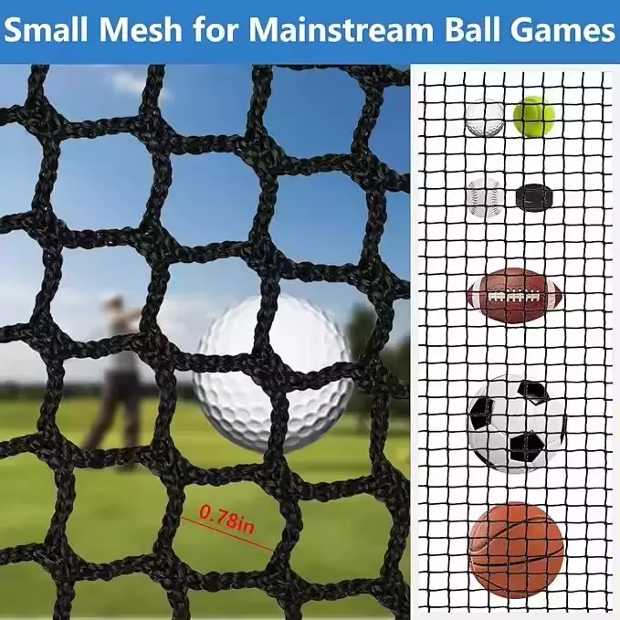 Leichter Golfk&auml;fig (3 x 3 x 3 m) mit Zieltuch