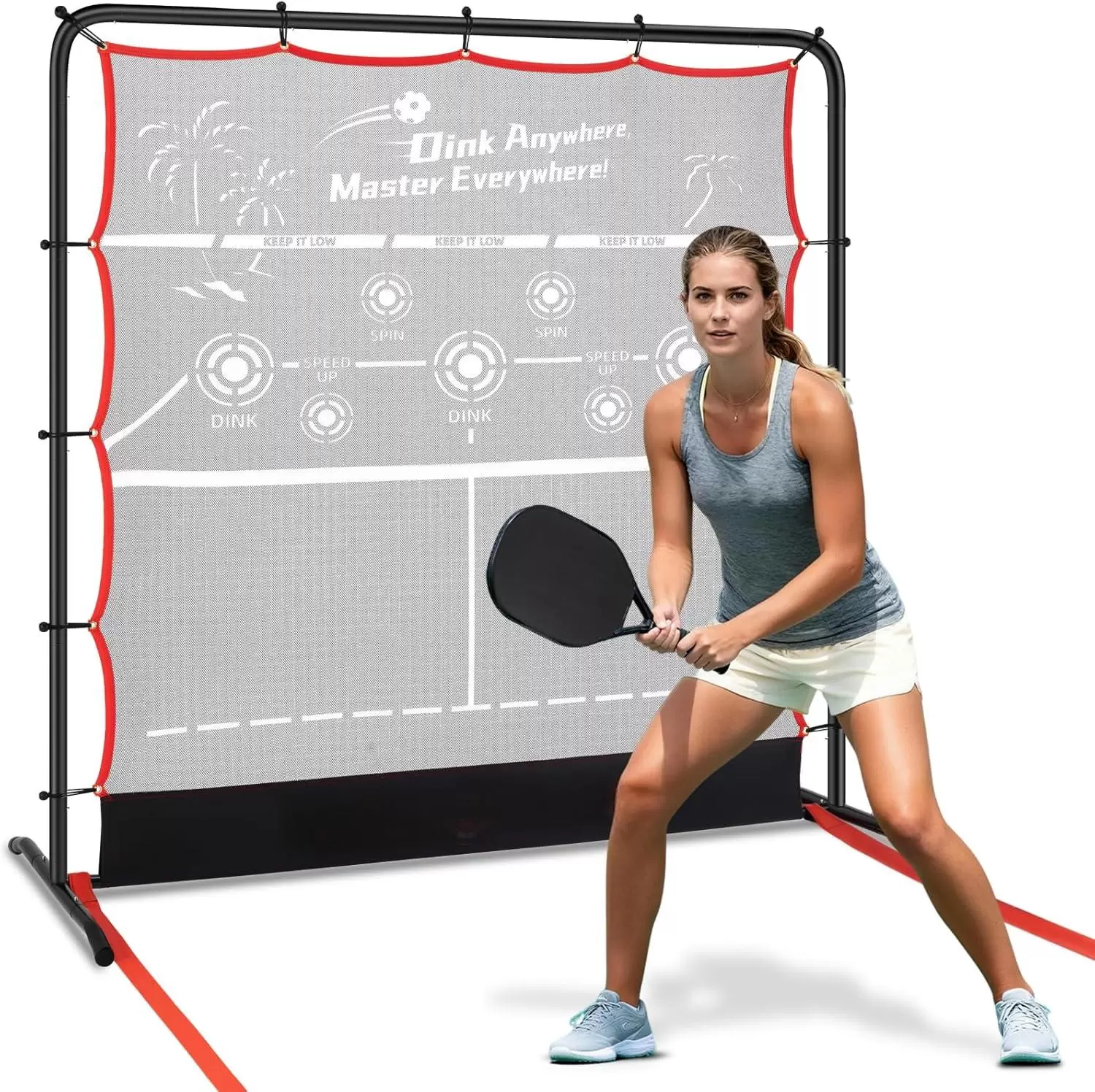 6*6ft 2-in-1 Stahlrohr Pickleball II