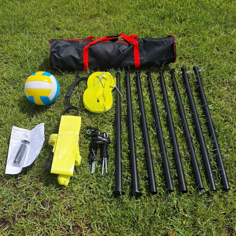 Multifunktionales Volleyball-Trainingsnetz mit verstellbarer L&auml;nge
