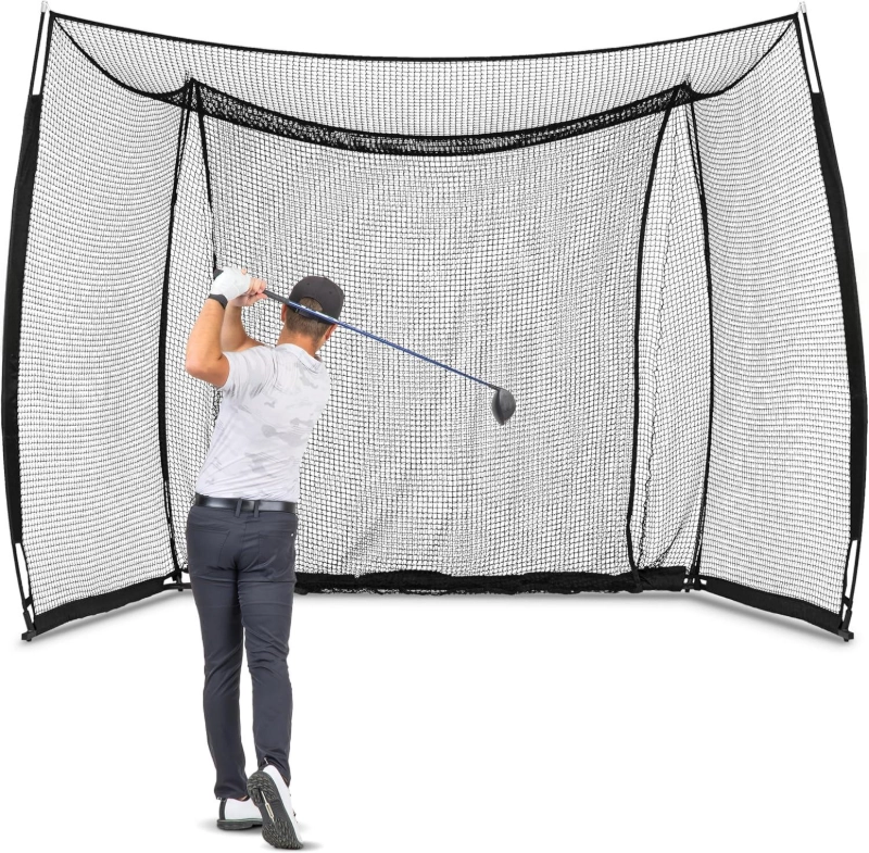 Leichter Golfk&auml;fig (3 x 3 x 3 m) mit Zieltuch
